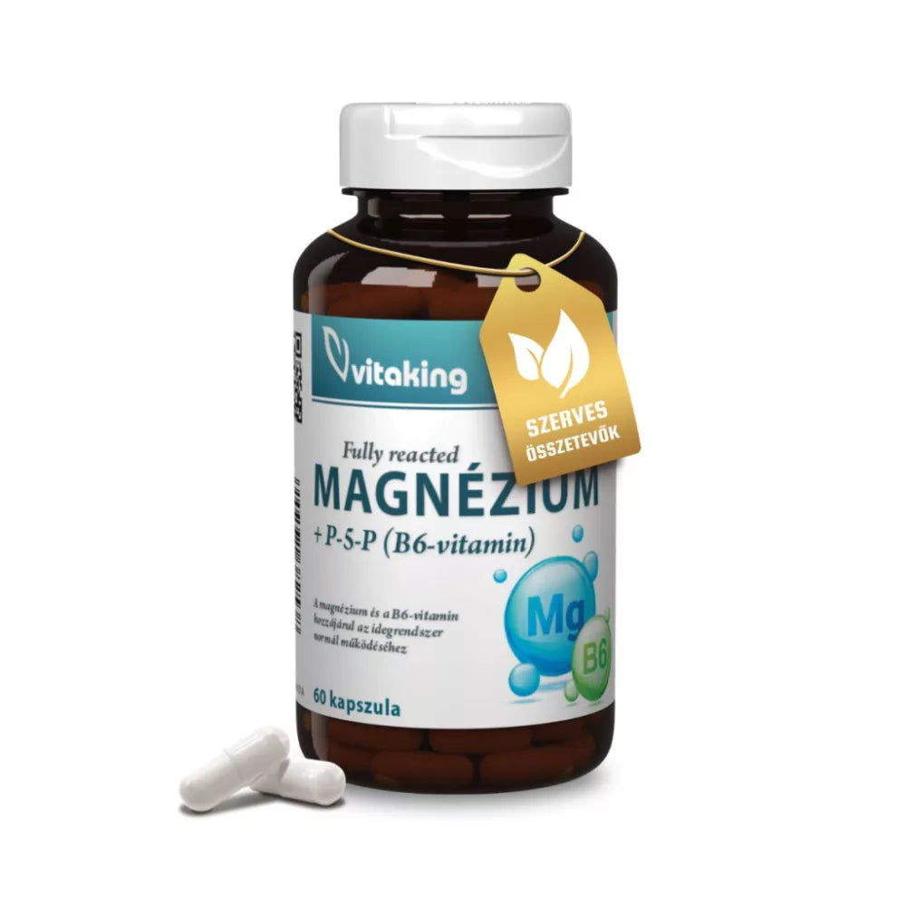 Vitaking Magnézium Biszglicinát + B6 (P5P)