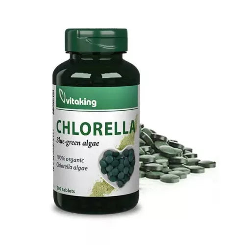 Vitaking 100% Chlorella alga 500 mg (200 tabletta)