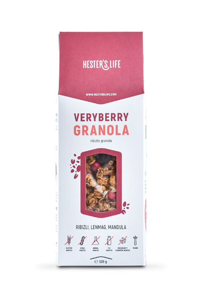 VERYBERRY GRANOLA Ribizlis Granola