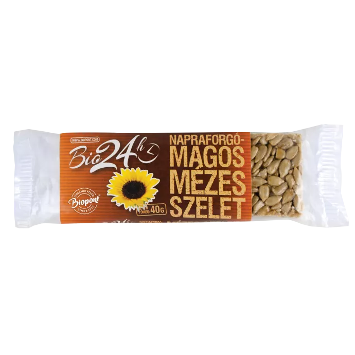 BIOPONT BIO MÉZES SZELET, NAPRAFORGÓS , 40 G