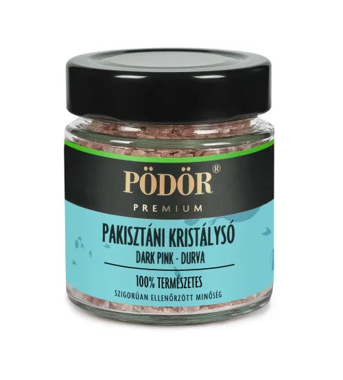 Pakisztáni kristálysó - dark pink - durva