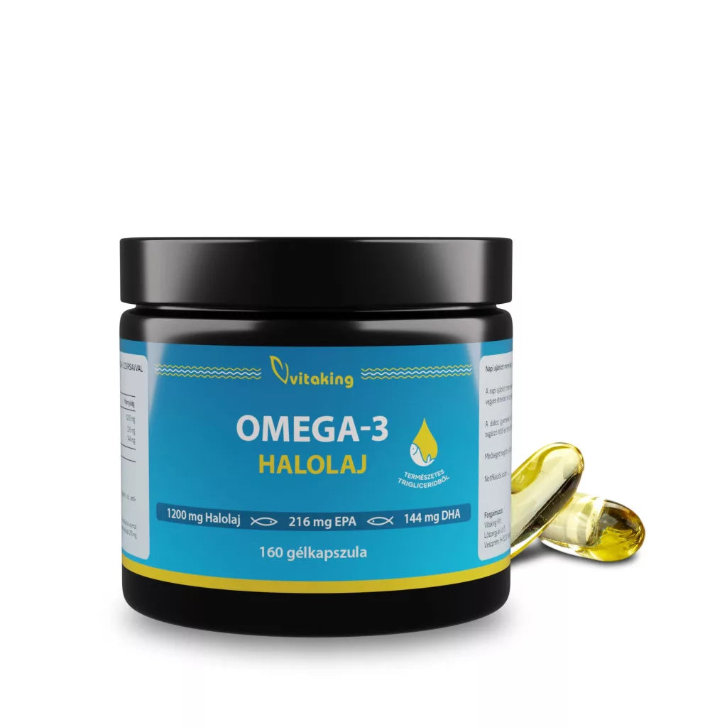Vitaking Triglicerid halolaj 1200mg - Omega 3