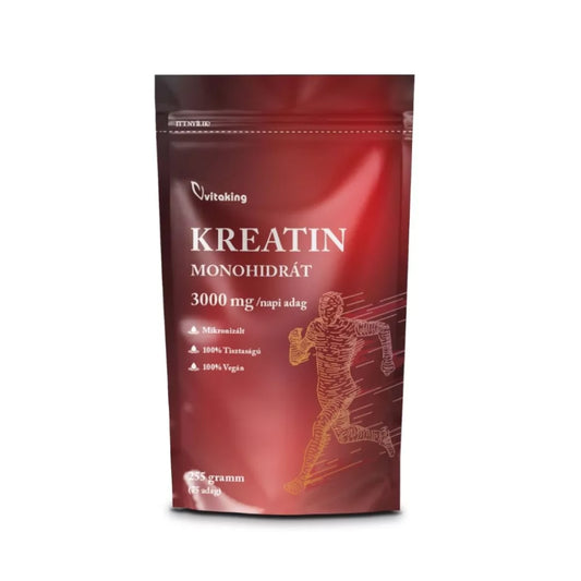 Vitaking 100% Kreatin monohidrát (natúr, mikronizált) 255g