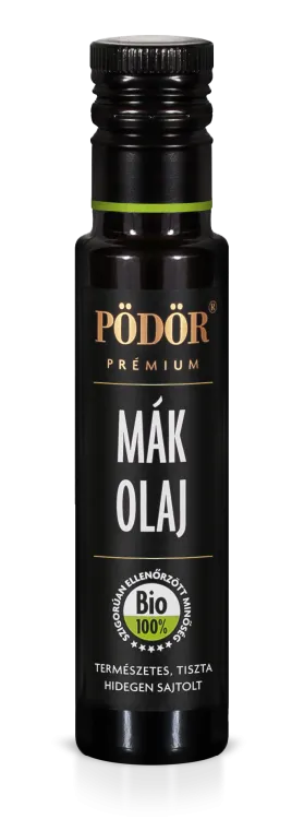 Bio mákolaj - hidegen sajtolt