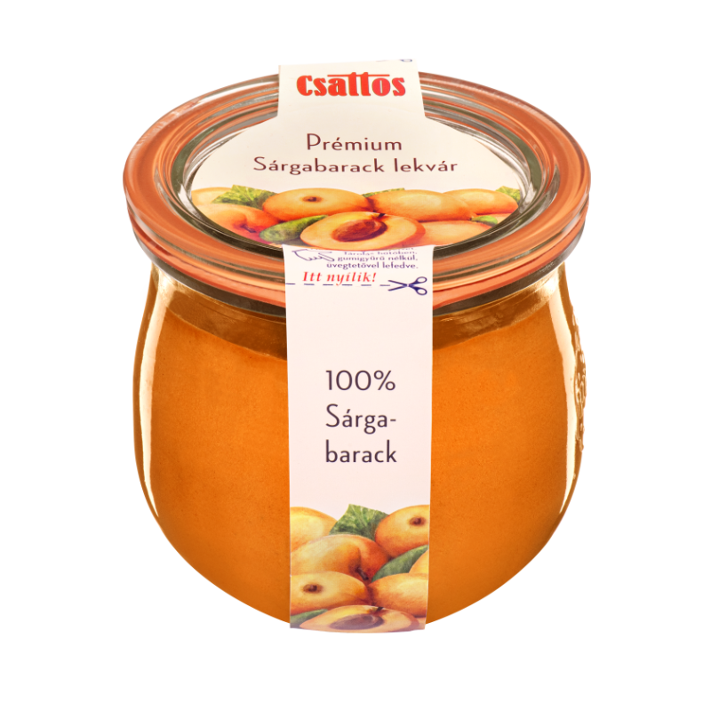 Csattos Prémium Sárgabarack lekvár 340g