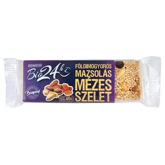 BIOPONT BIO MÉZES SZELET, FÖLDIMOGYORÓS-MAZSOLÁS, 40 G