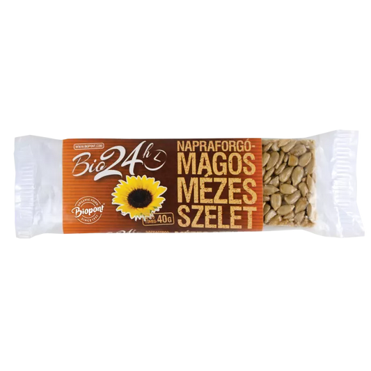 BIOPONT BIO MÉZES SZELET, NAPRAFORGÓS , 40 G