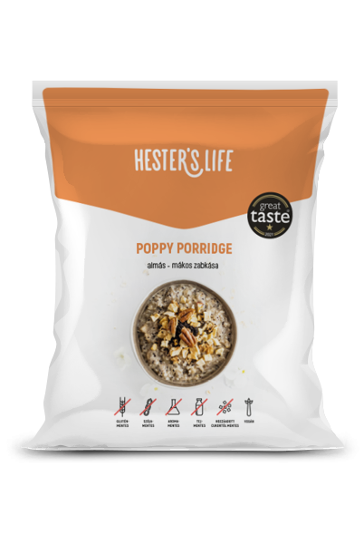 POPPY PORRIDGE Almás-Mákos Zabkása